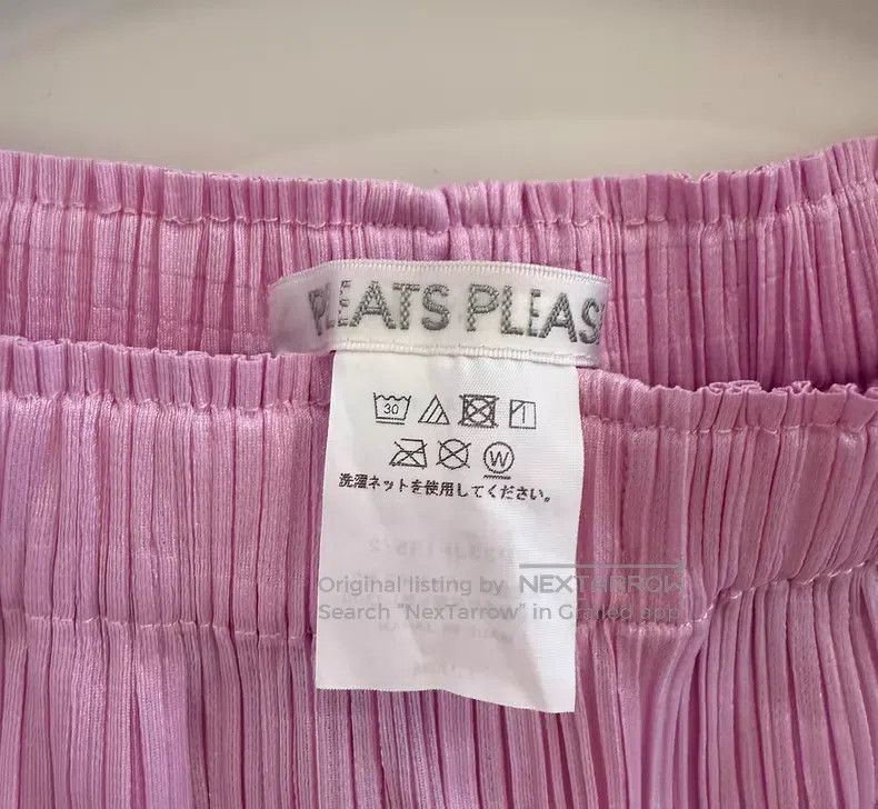 Issey Miyake Issey Miyake Pink Wide Leg Pants Size 25" / US 0 / IT 36 - 3 Thumbnail