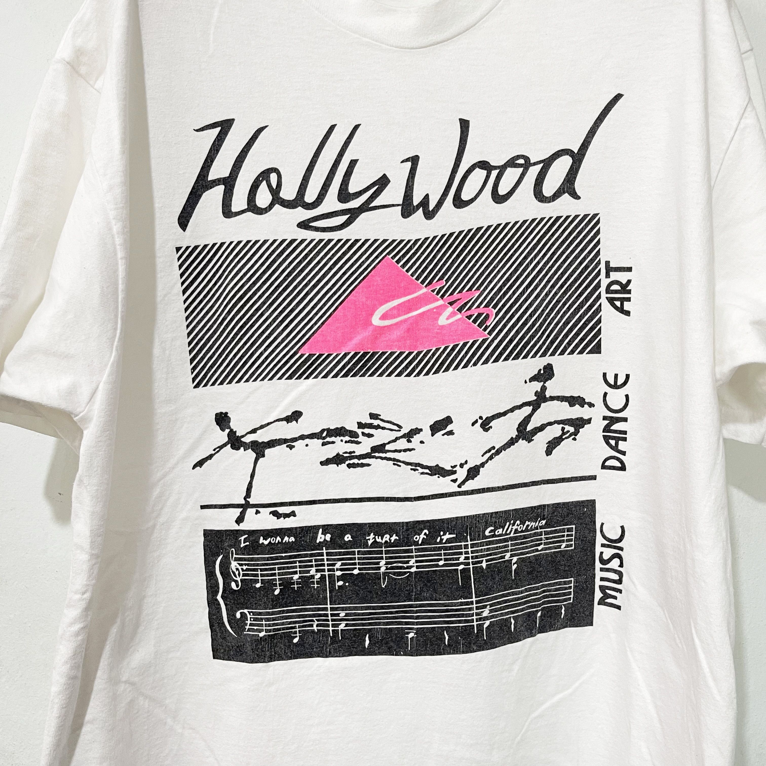 Vintage Vintage 90s Hollywood Art Dance Music T-Shirt Size US L / EU 52-54 / 3 - 2 Thumbnail