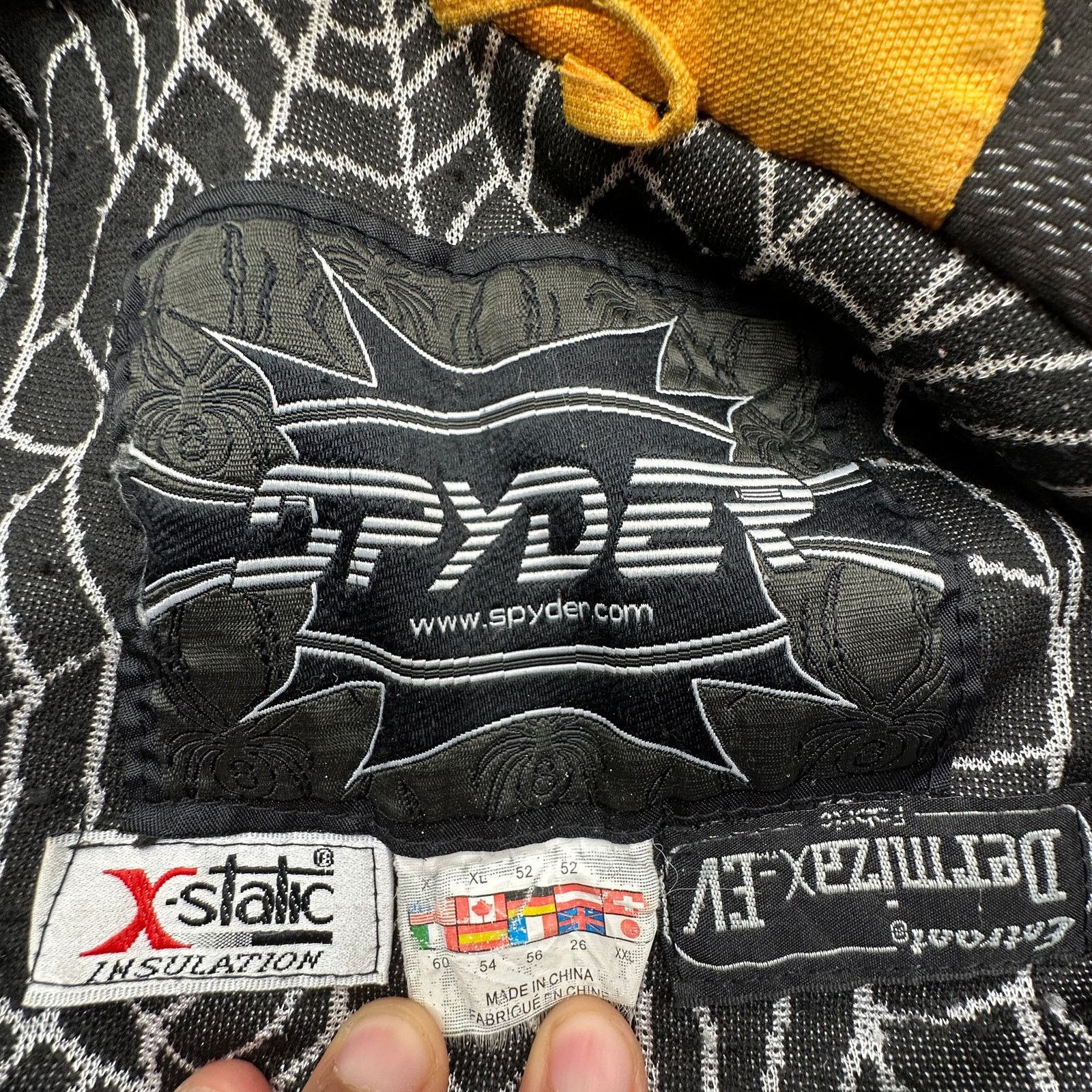 Spyder Spyder X-Static Entrant Dermizax EV Ski Jacket Mens XL Gray Size US XL / EU 56 / 4 - 3 Thumbnail