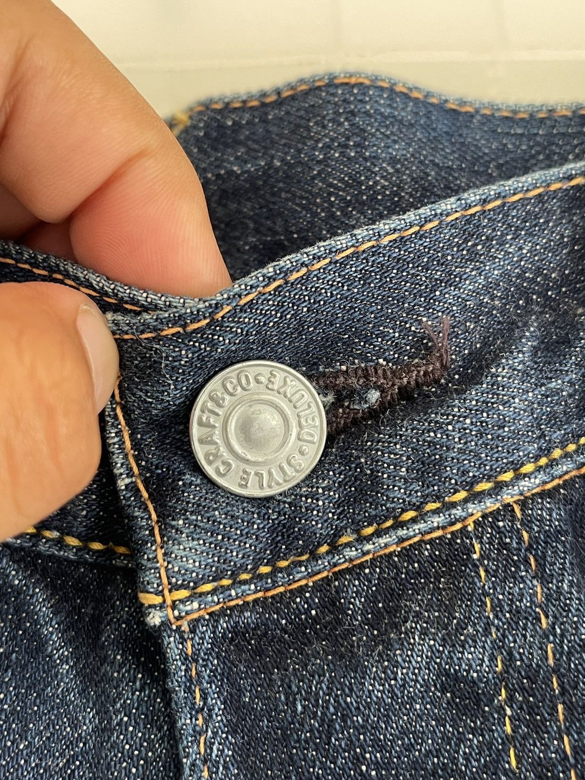 Evisu Evisu Lot 2000 Seagull Logo Selvedge Denim Jeans Size US 32 / EU 48 - 6 Thumbnail