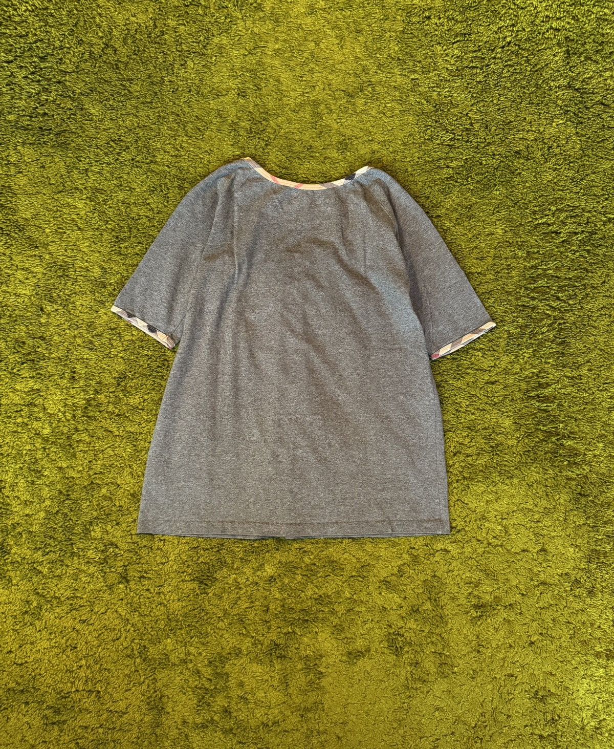 Burberry Burberry wide blouse t-shirt grey Size L / US 10 / IT 46 - 2 Thumbnail