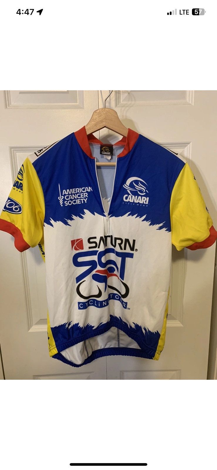 Canari Vintage Canari Saturn Cycling Mens Sz S Jersey 1/2 Zip Shirt Size US S / EU 44-46 / 1 - 3 Thumbnail