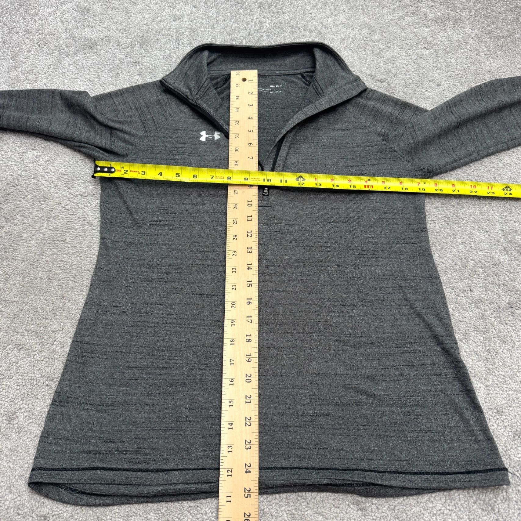 Under Armour Under Armour HeatGear Jacket Womens Medium Gray 1/2 Zip Pullover Breathable Activewear Regular Fit Loose Size M / US 6-8 / IT 42-44 - 6 Thumbnail