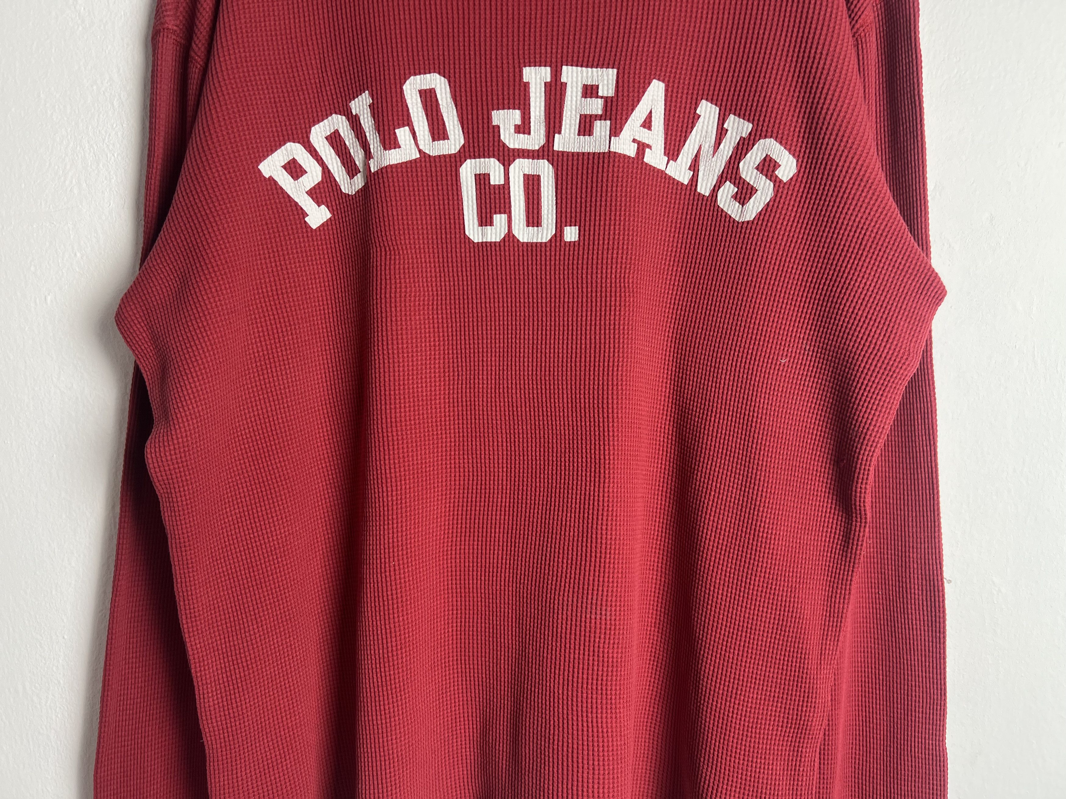 Polo Ralph Lauren Vintage Polo Jeans CO. Ralph Lauren Thermal Long Sleeve Size US M / EU 48-50 / 2 - 4 Thumbnail