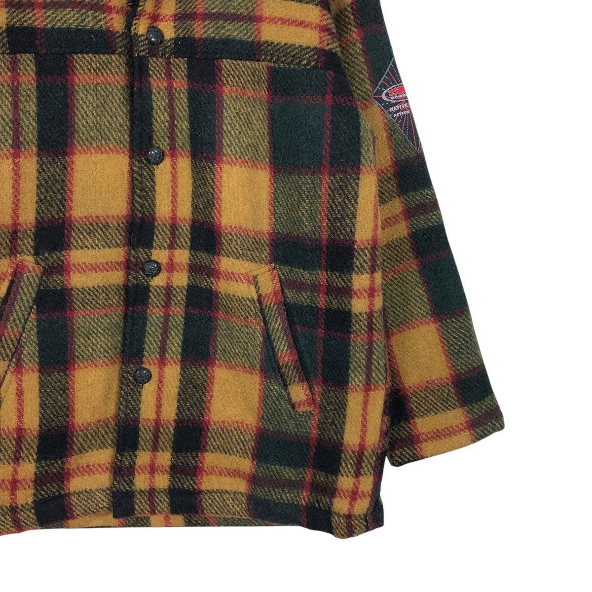 Japanese Brand 🔥VINTAGE WOOL CHORE JACKET PEAKABOO TARTAN ISSEY MIYAKE Size US L / EU 52-54 / 3 - 7 Thumbnail