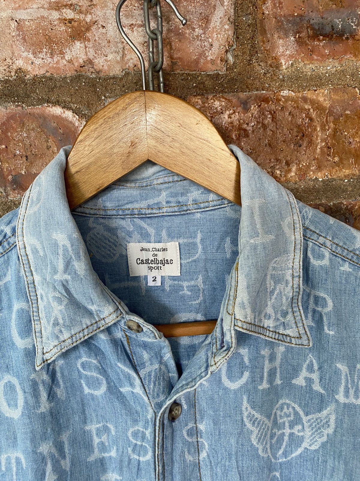 Jean Charles De Castelbajac Vtg poem and Anarchy button up Size US L / EU 52-54 / 3 - 6 Thumbnail