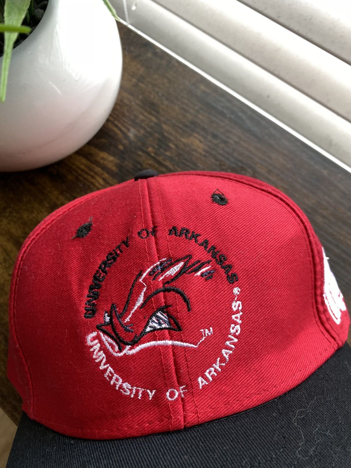 Vintage Vintage 90s University of Arkansas Snapback Hat Size ONE SIZE - 2 Thumbnail