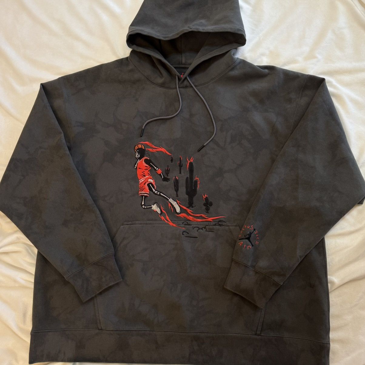 Jordan Brand × Travis Scott Travis Scott x Jordan Washed Suede Hoodie Size US XXL / EU 58 / 5 - 2 Thumbnail