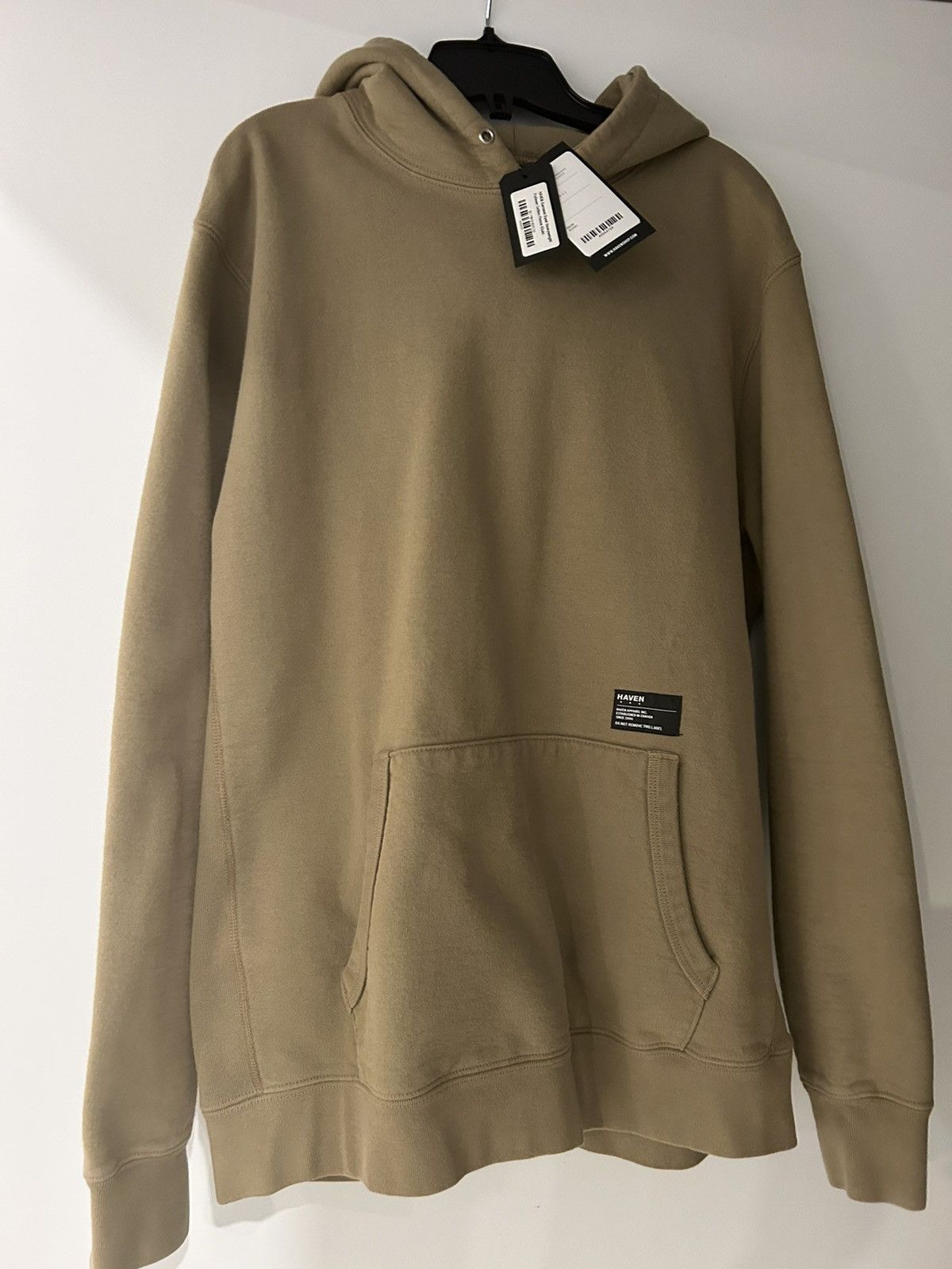 Haven HEAVYWEIGHT PULLOVER - GARMENT DYED FLEECE KHAKI Size US M / EU 48-50 / 2 - 1 Thumbnail