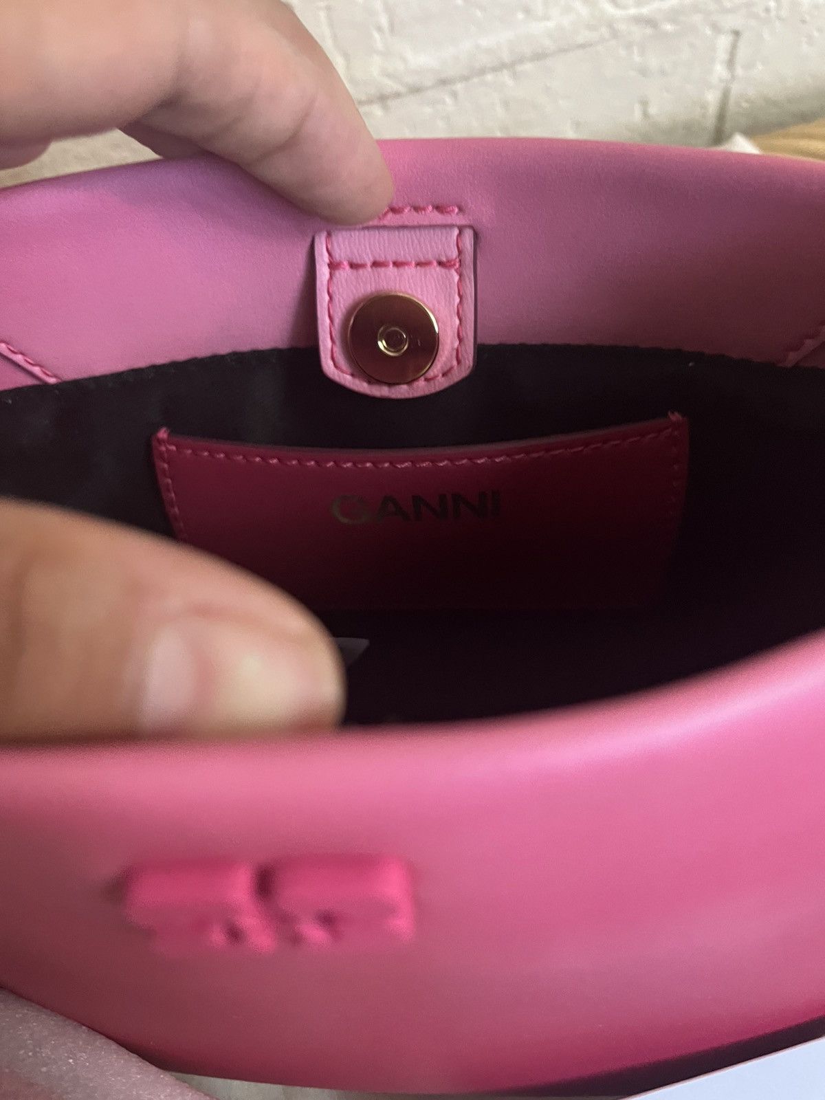 Ganni Fabulous hot pink Bou Bag from Ganni Size ONE SIZE - 3 Thumbnail