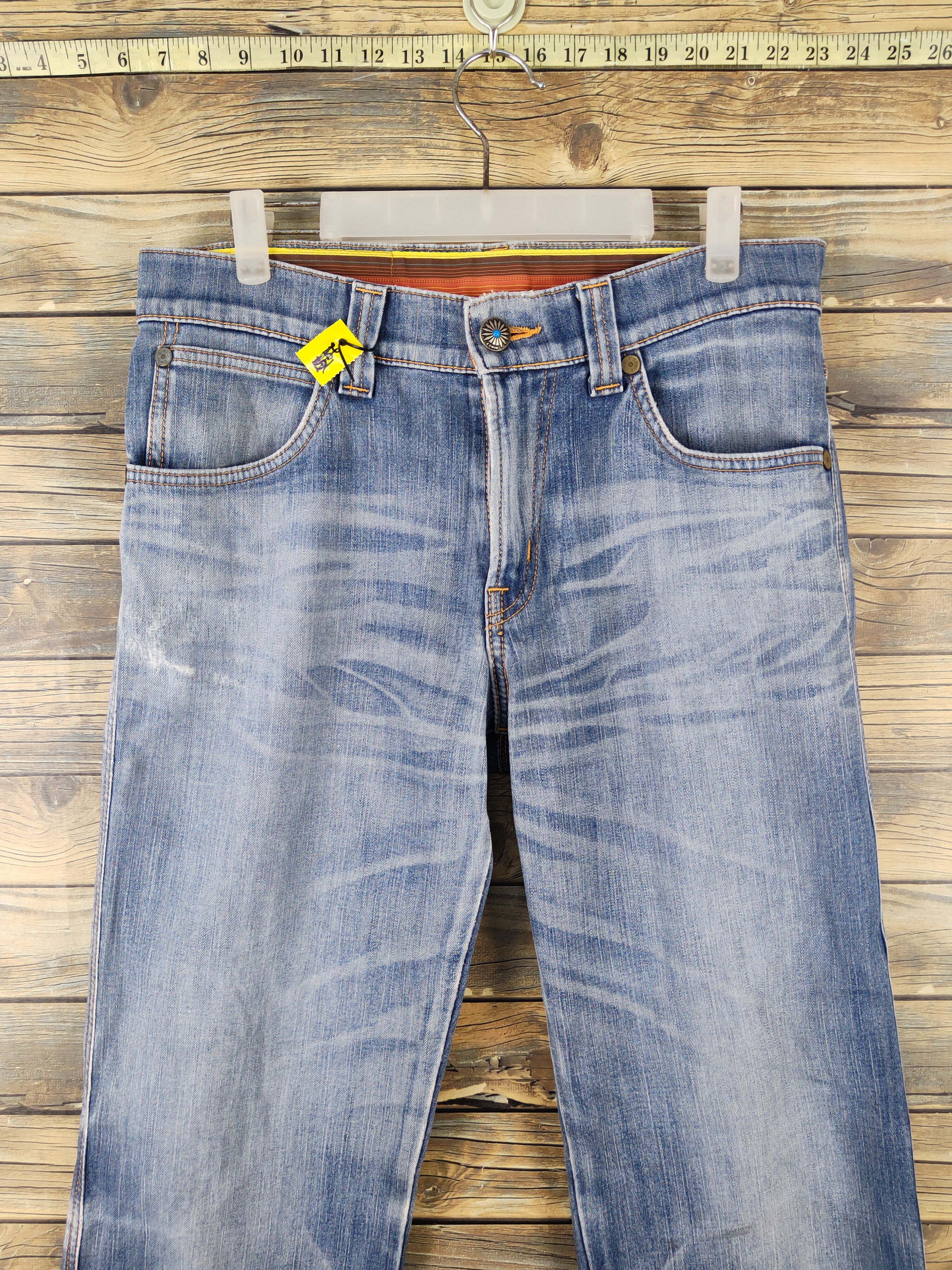 Edwin Edwin Blue Distressed Ripped denim Jeans #1695 Size US 32 / EU 48 - 2 Thumbnail