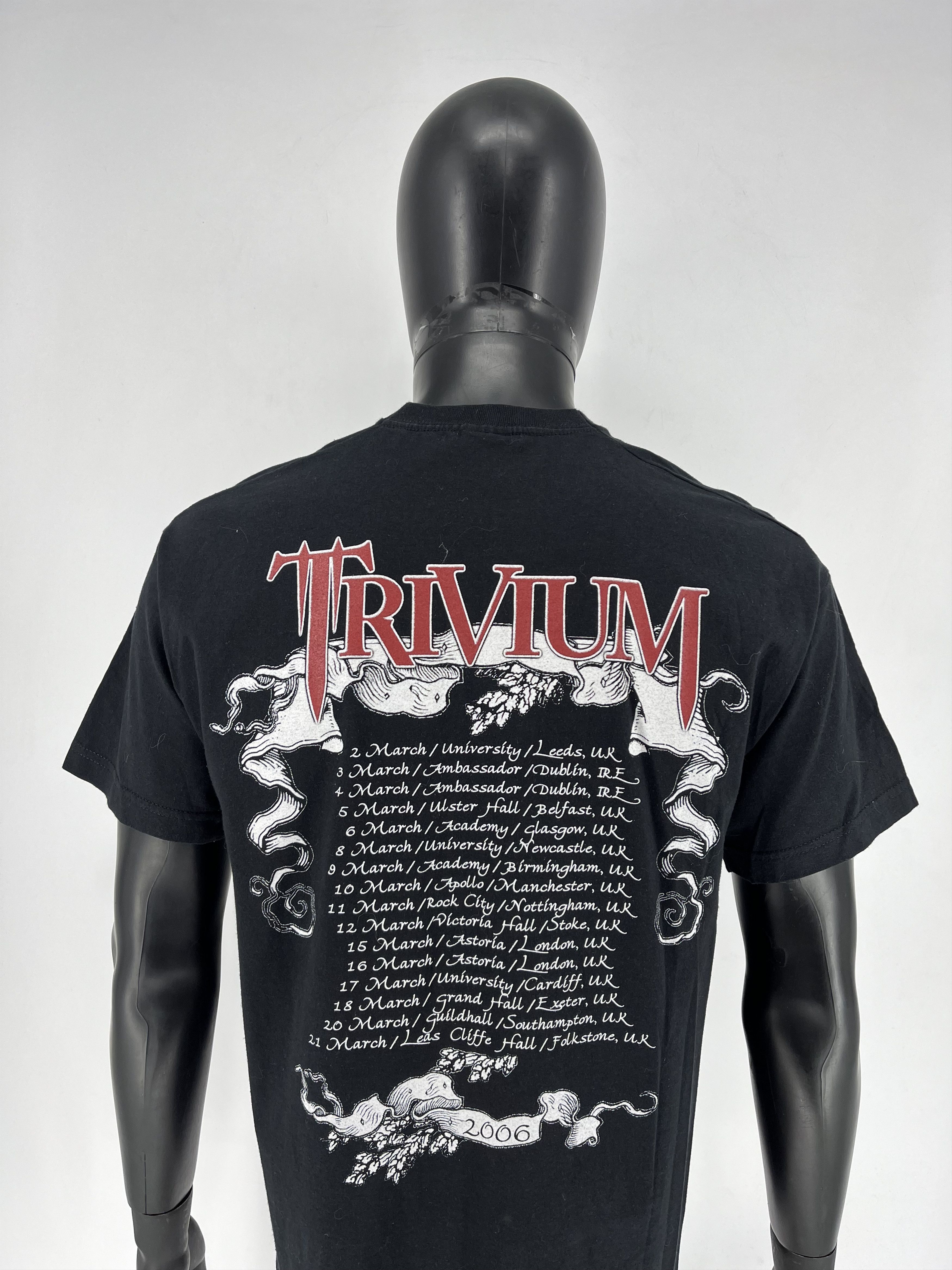 Band Tees Vintage Y2K Triviumn Tour Size M Horror Fece Size US M / EU 48-50 / 2 - 11 Thumbnail