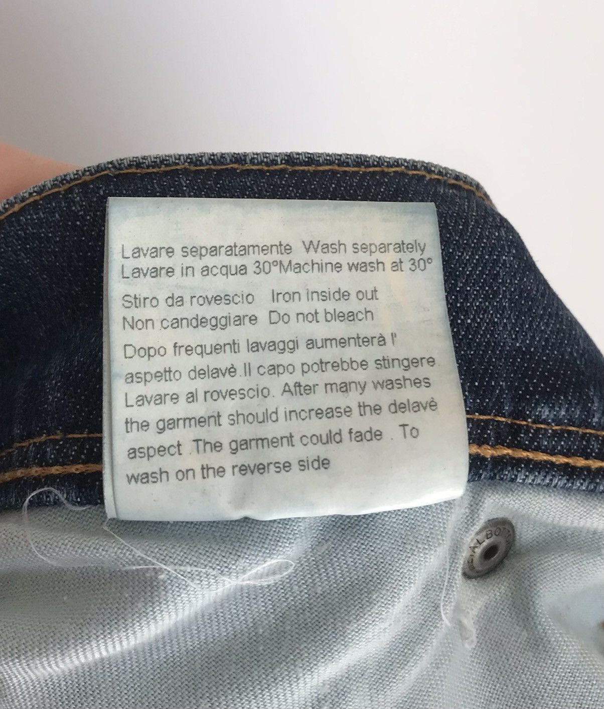 Neil Barrett Neil Barrett Vintage Skinny Jeans Dropped Crotch Sz 33 Size US 33 - 11 Thumbnail