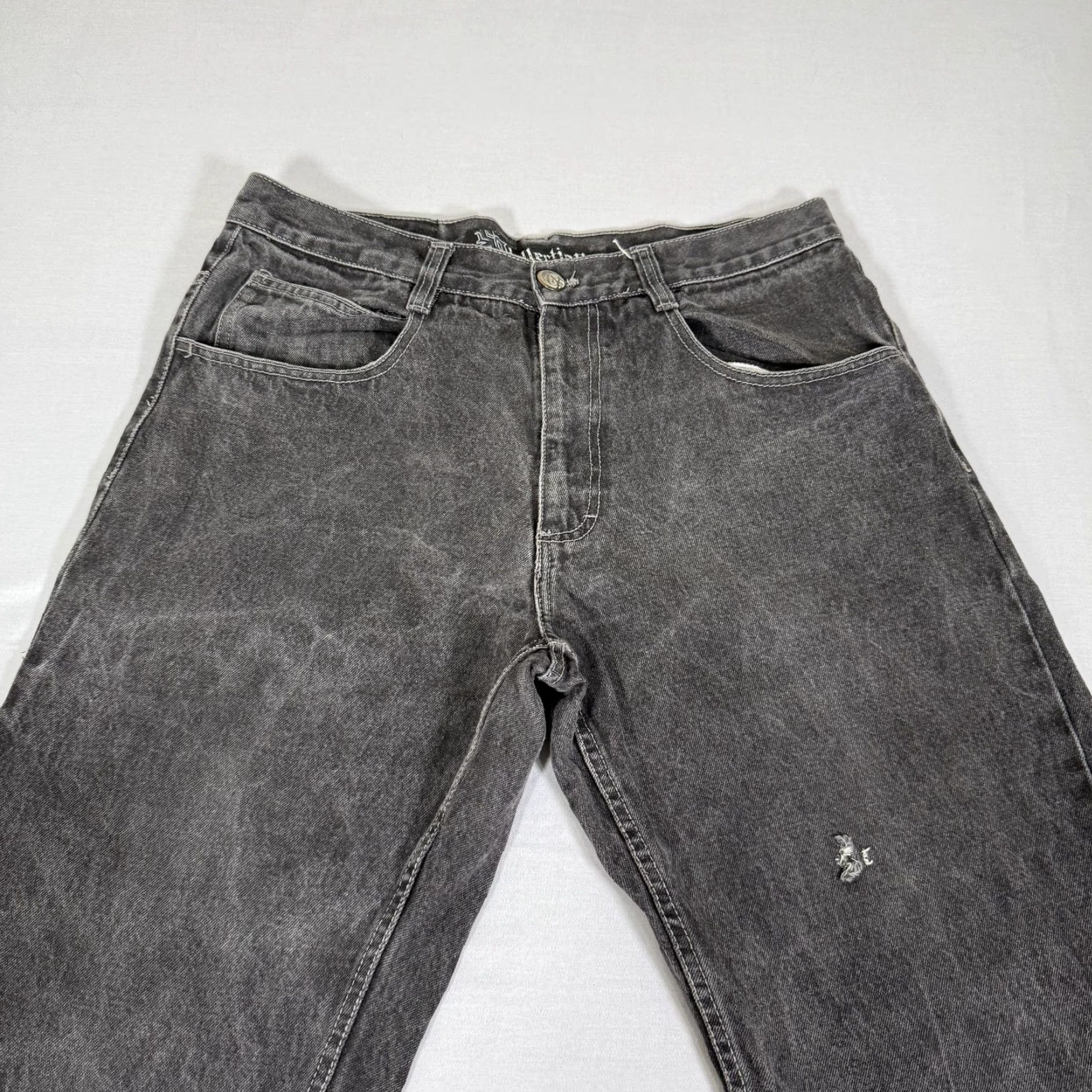 Southpole VINTAGE Southpole Jeans Mens 36x29 Black Baggy Loose Denim Pants Charcoal Wash Y2K 90s Hip Hop Size US 36 / EU 52 - 2 Thumbnail