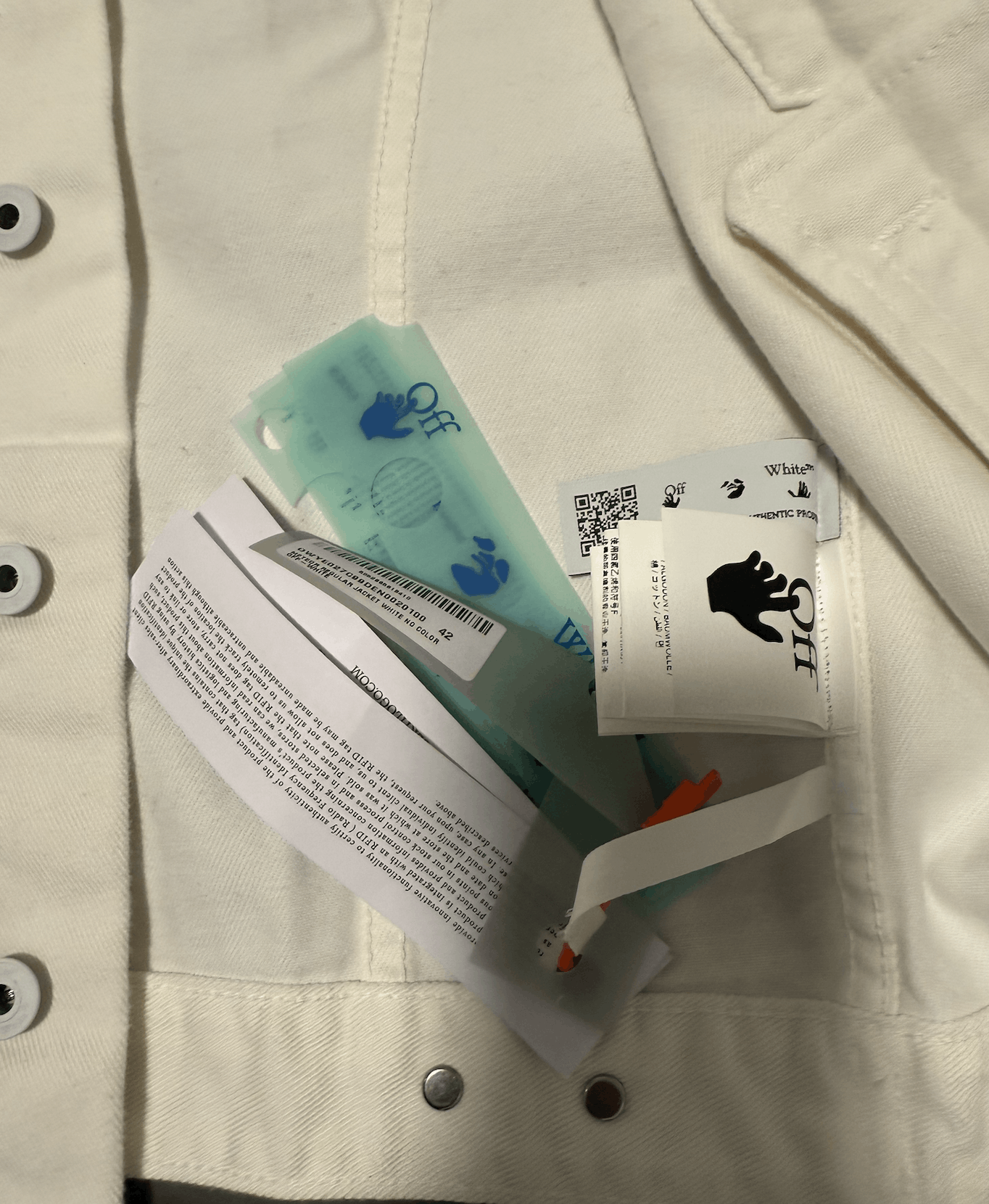 Off-White Off-White Meteor Regular Jacket - White Size M / US 6-8 / IT 42-44 - 9 Thumbnail