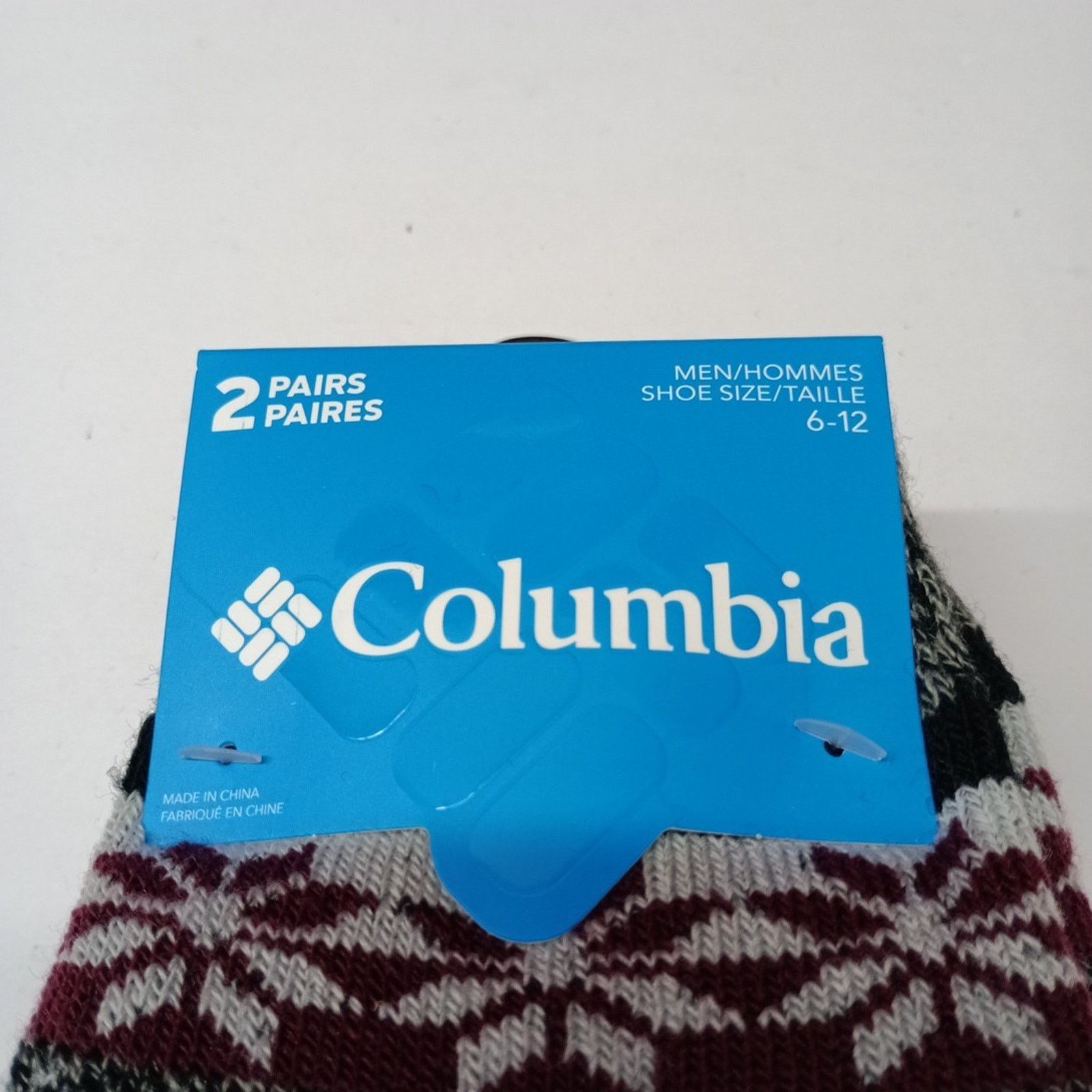 Columbia Columbia 2 Pair Fleece Lined Crew Socks Men's Size 6-12 Size ONE SIZE - 2 Thumbnail