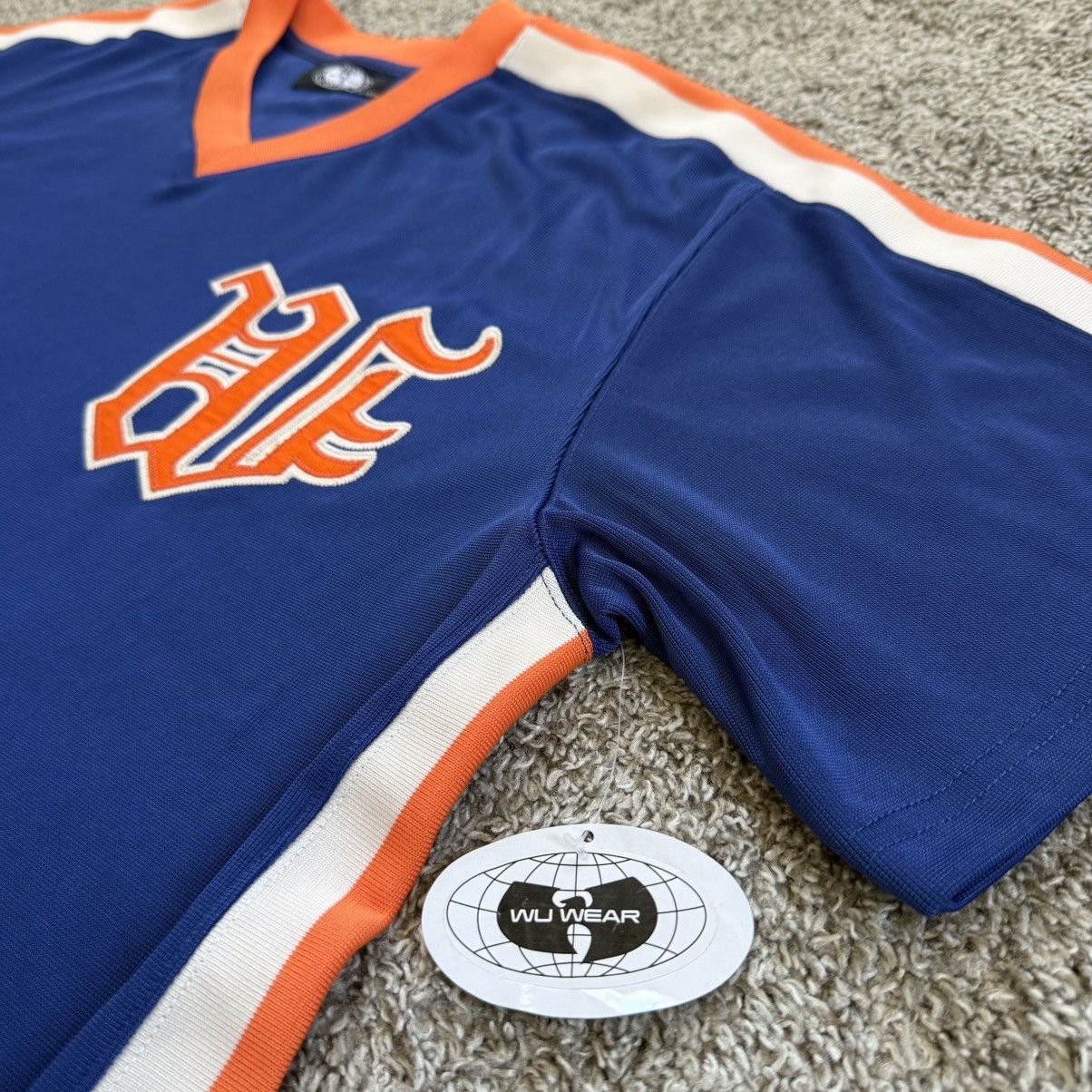 Wu-Tang Clan 🔴Wu-Wear Baseball Jersey Size XL Wu-Tang Blue Orange Rza Size US XL / EU 56 / 4 - 8 Thumbnail