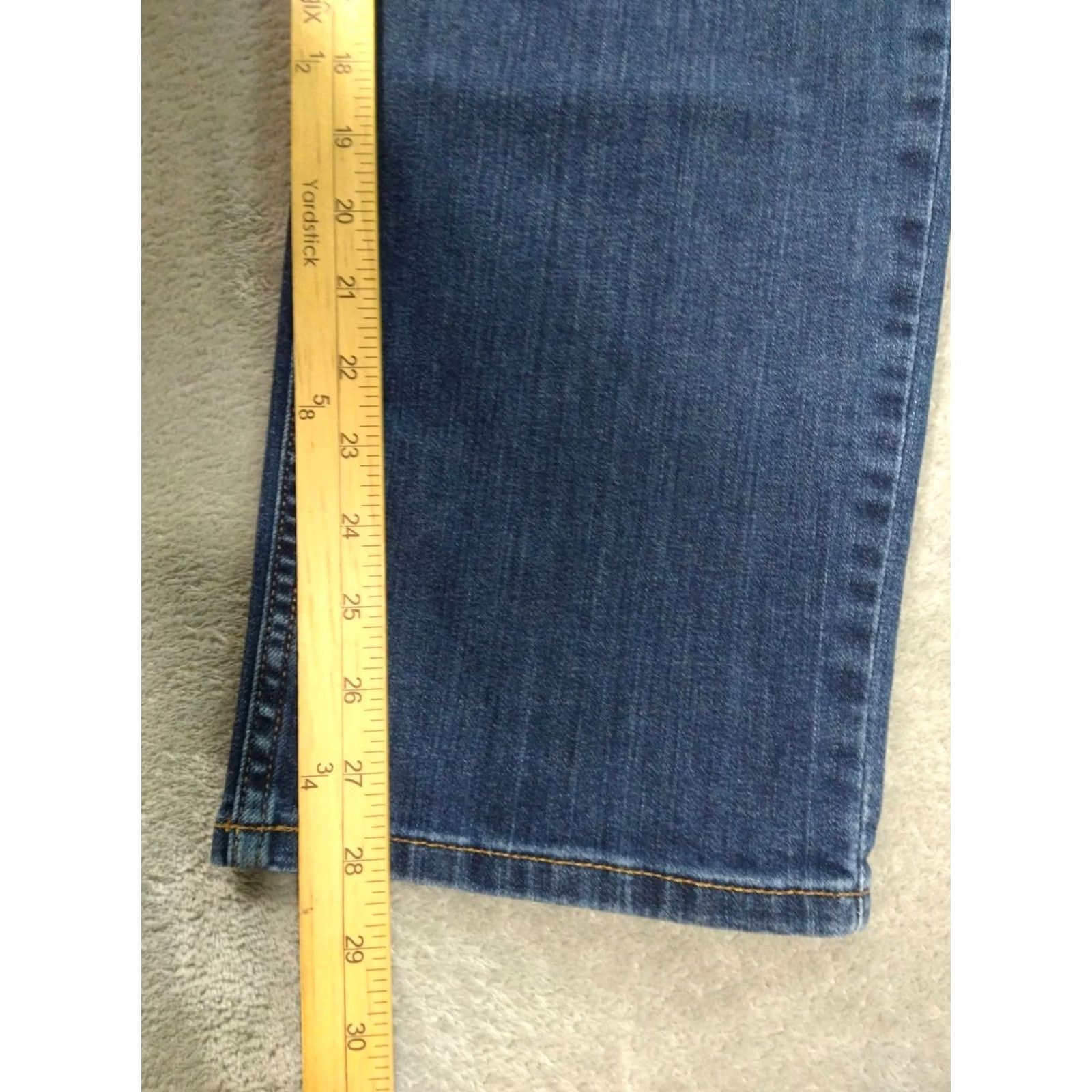 Duluth Trading Company Duluth Trading Co. Jeans Womens 16x29 Blue Daily Denim DuluthFlex Slim Leg Stretch Jeans Size 38" / US 16 / IT 52 - 5 Thumbnail