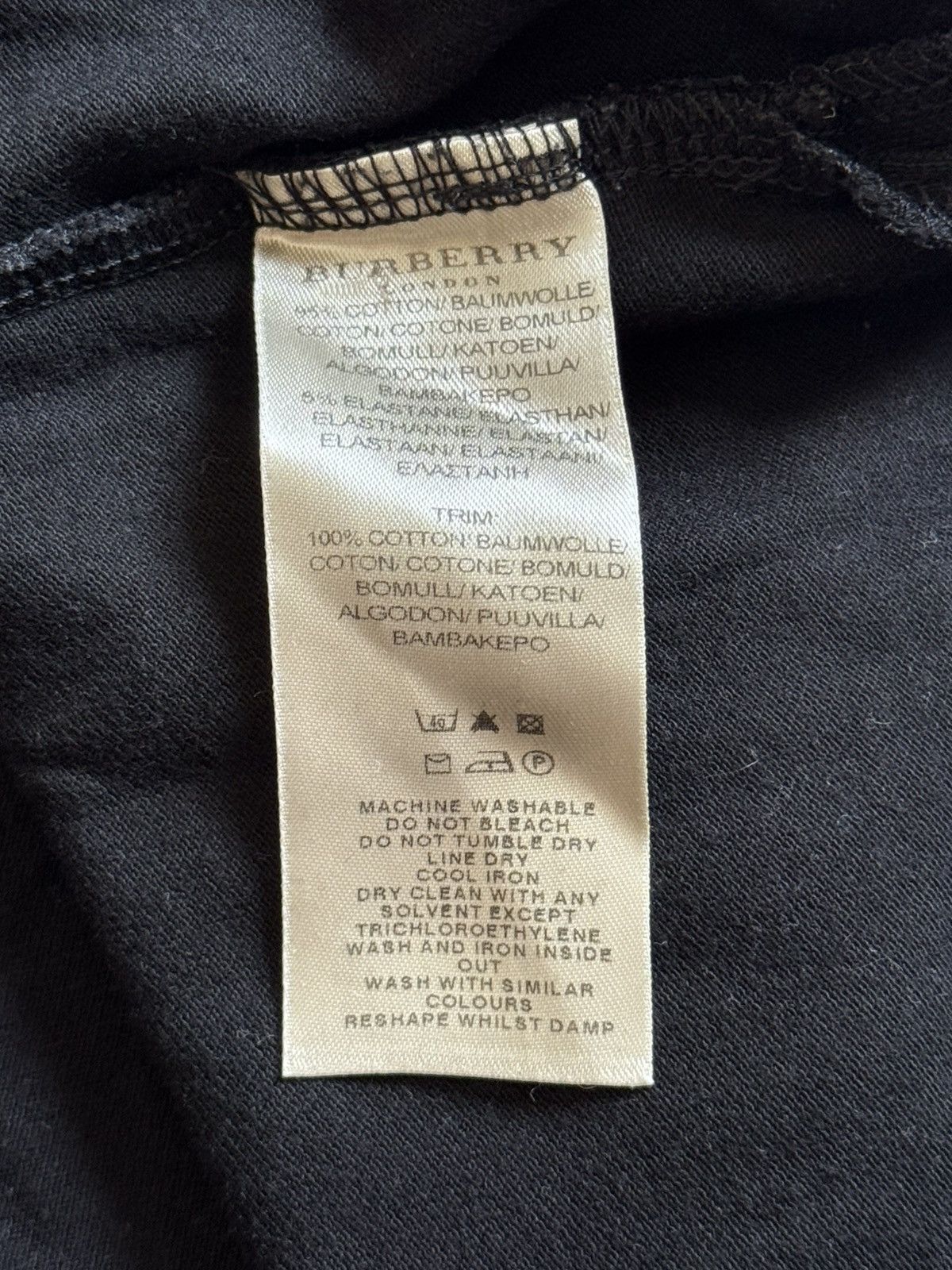 Burberry Burberry London L black Wmns polo top tank T-shirt tee Size L / US 10 / IT 46 - 9 Thumbnail