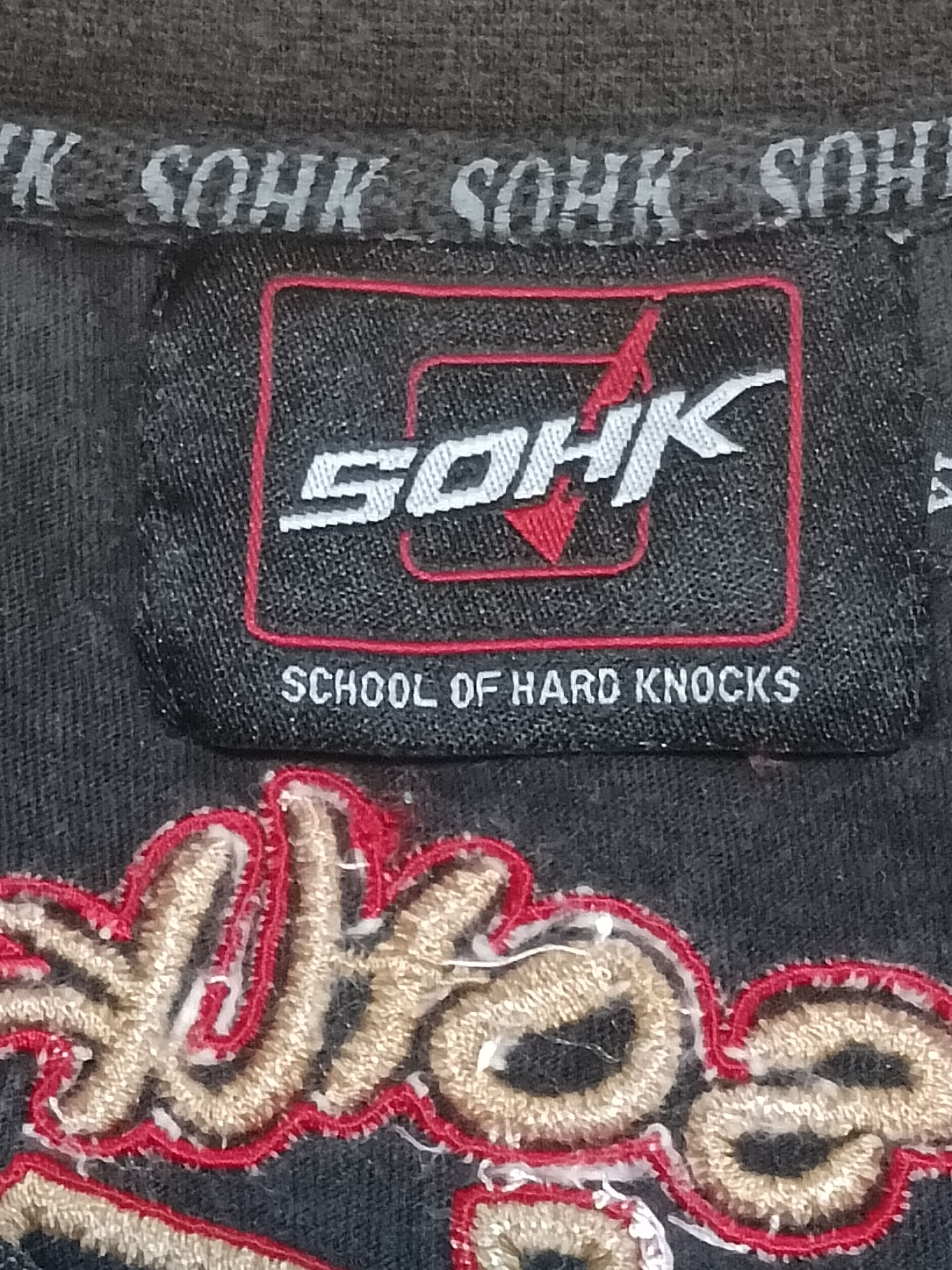 Vintage SCHOOL OF HARD KNOCK SOHK BOLO HIP HOP SKATEBOARD Size US XL / EU 56 / 4 - 2 Thumbnail