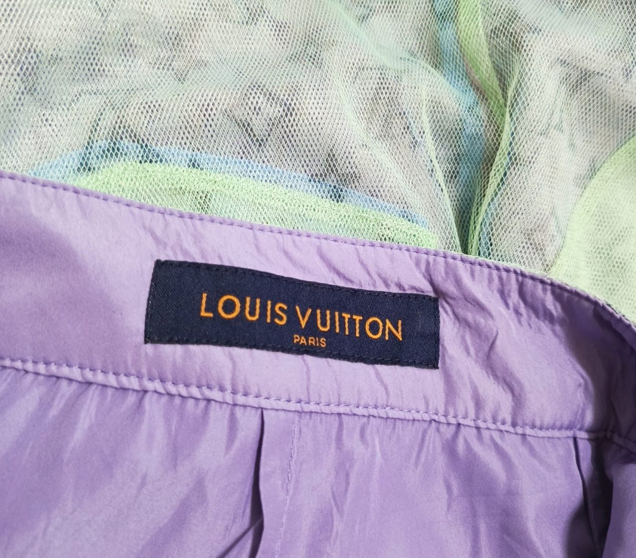 Louis Vuitton SS20 LOUIS VUITTON GARDENING SHORT TULLE MONOGRAM Size 25" / US 0 / IT 36 - 7 Thumbnail