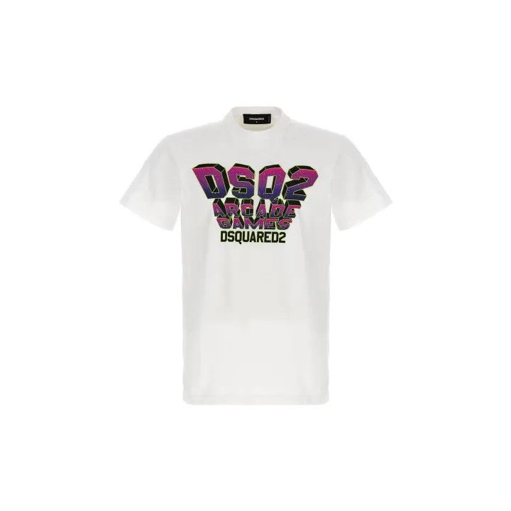 Dsquared2 DSQUARED2 Graphic Print Short-Sleeve T-Shirt 0079 Size US XS / EU 42 / 0 - 1 Thumbnail
