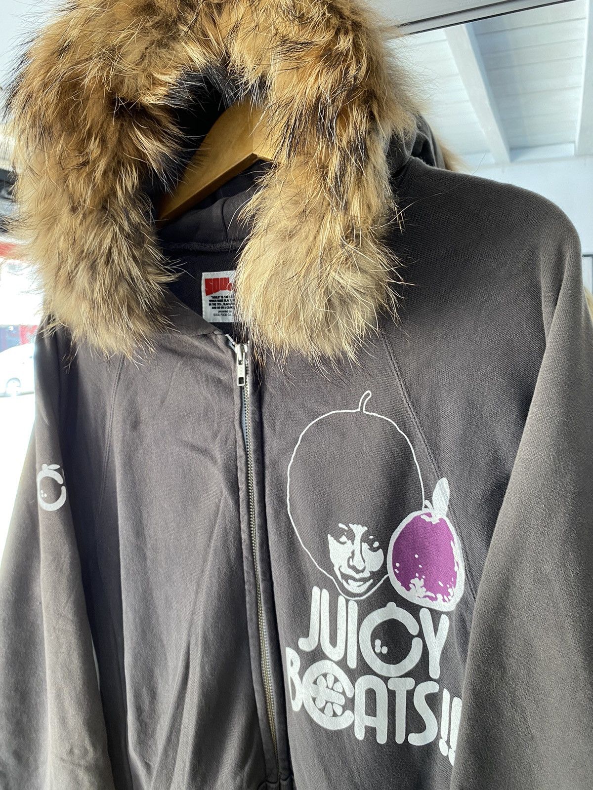 If Six Was Nine × Japanese Brand × Le Grande Bleu (L.G.B.) Fur hoodie juicy beats souls Size US L / EU 52-54 / 3 - 7 Thumbnail