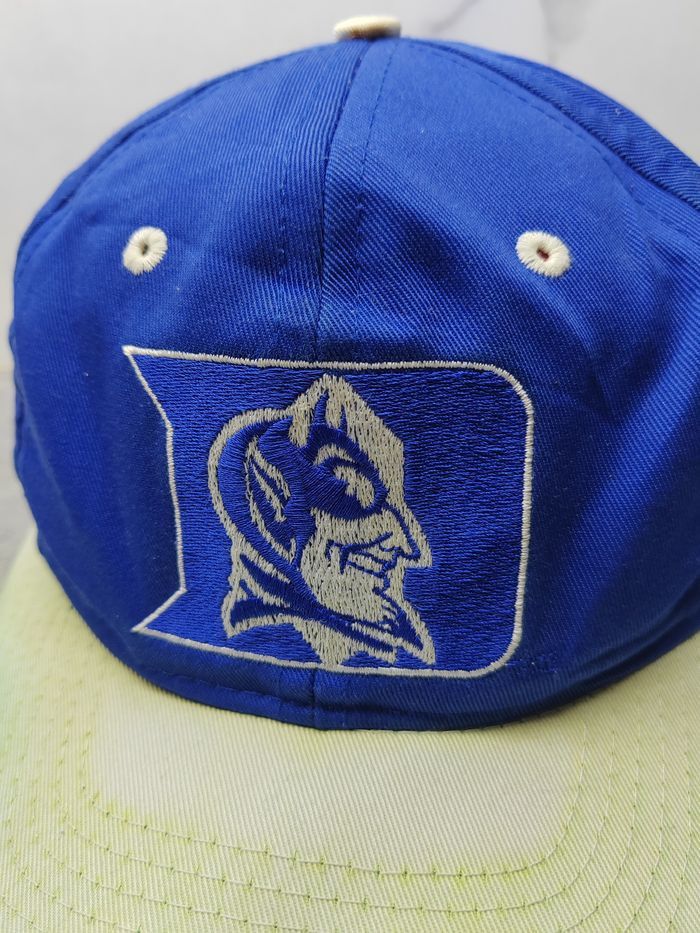 NBA Vintage Duke Blue Devil Cap Hat (Distressed & Defect) Size ONE SIZE - 3 Thumbnail