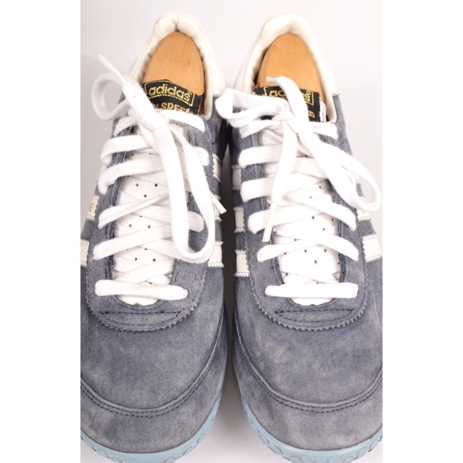 Adidas VINTAGE Adidas Adi Speed Sneakers Trainers 2005 Leather US 7 Womens Blue 116975 Size US 7 / IT 37 - 3 Thumbnail