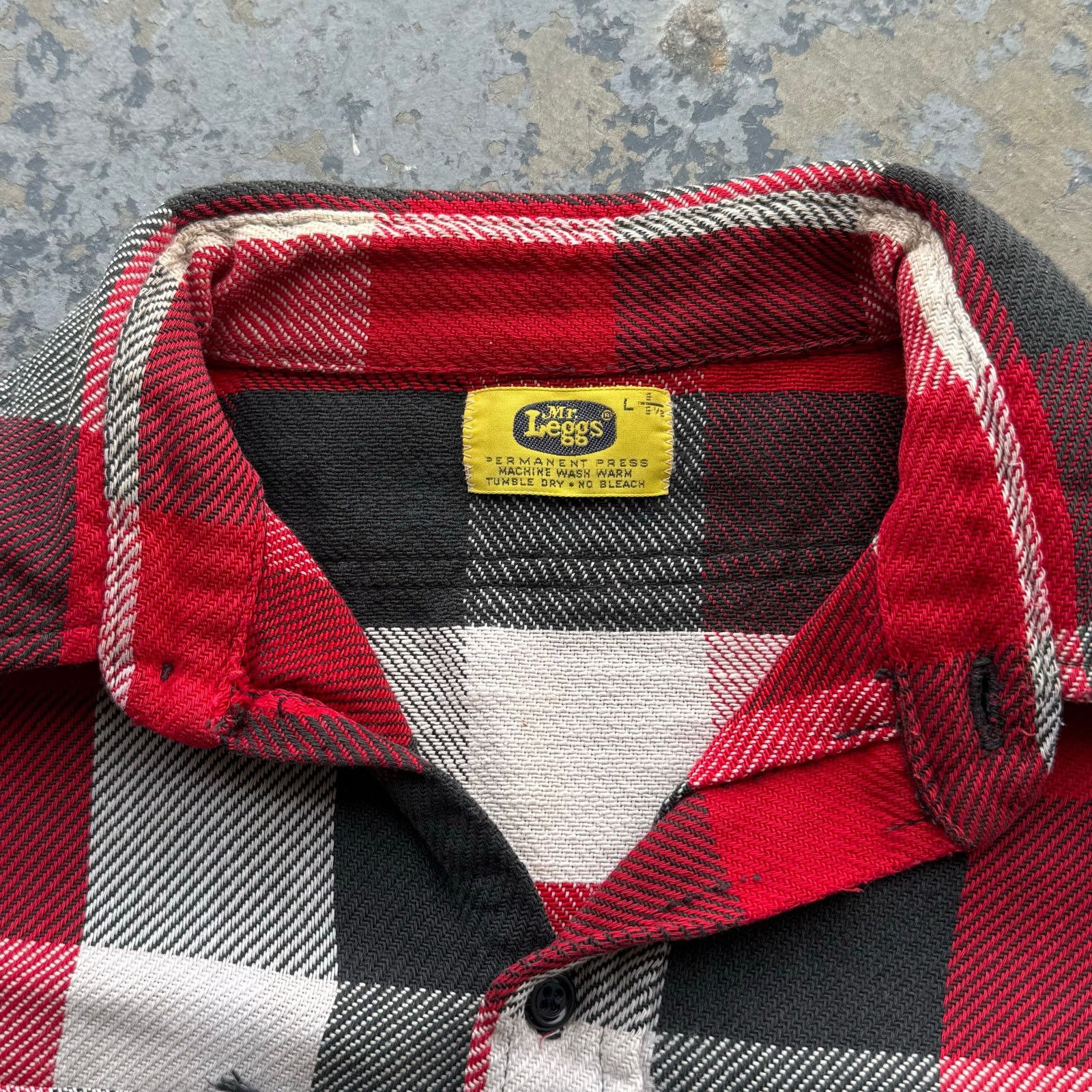 Vintage Vintage Mr. Leggs Plaid Cotton Flannel Sz L Size US L / EU 52-54 / 3 - 2 Thumbnail