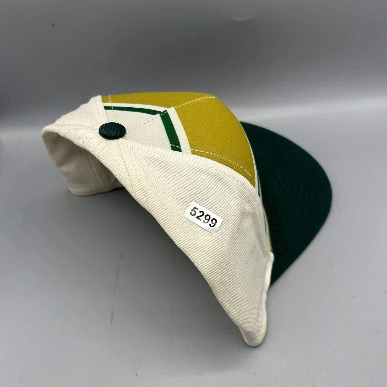 The Game Pinehurst Resort & CC Hat Men Green Striped Strap Back Size ONE SIZE - 8 Thumbnail