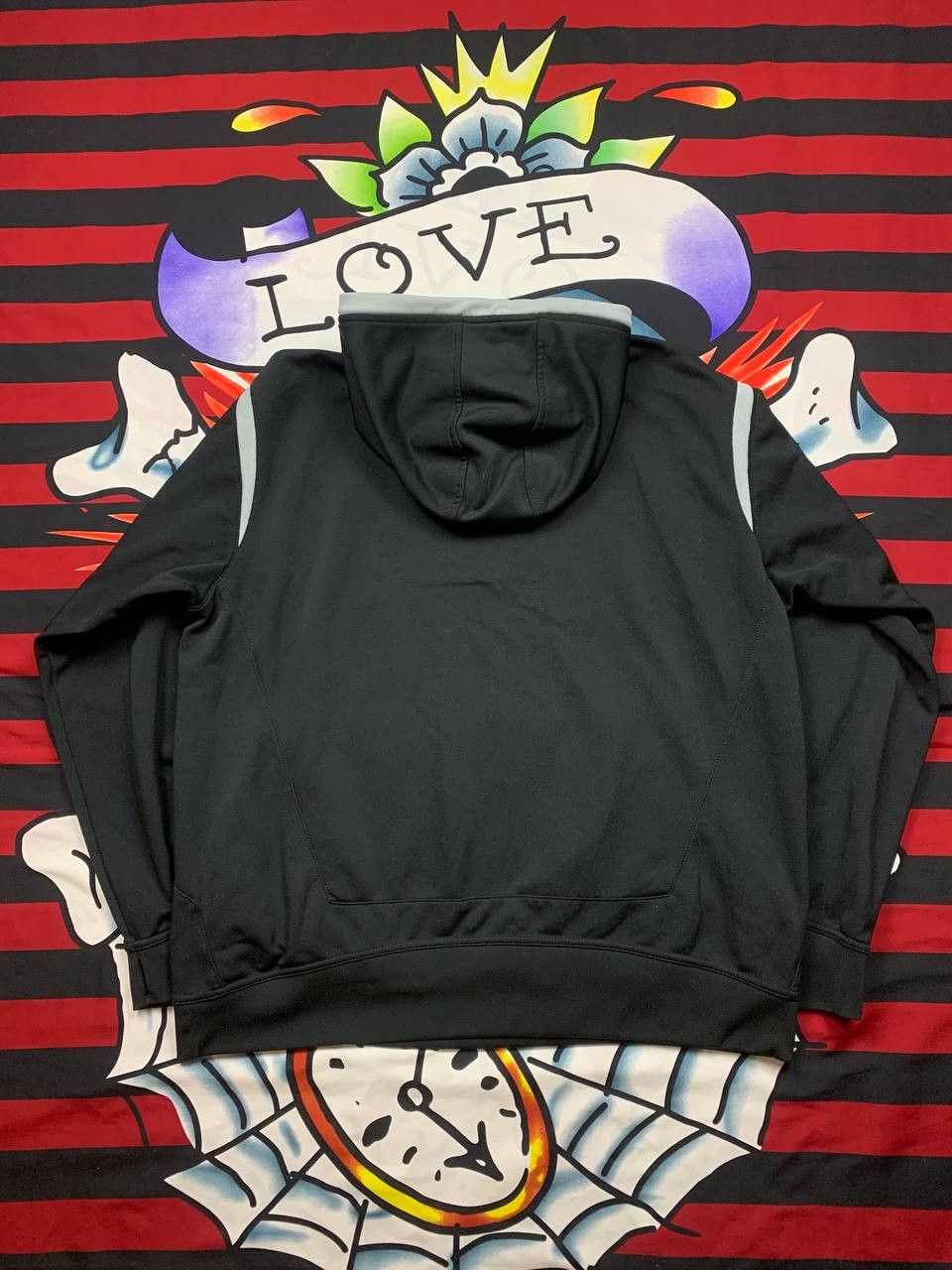 Nike RARE Vintage Nike Shox 00's drill spellout hoodie Size XL Size US XL / EU 56 / 4 - 6 Thumbnail