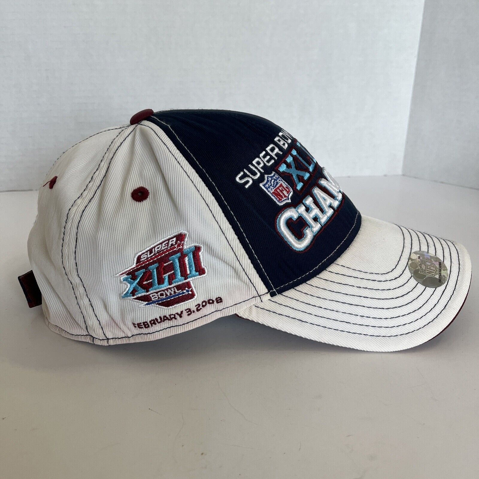 Reebok New York Giants Superbowl 42 Championship Adjustable Hat Size ONE SIZE - 3 Thumbnail