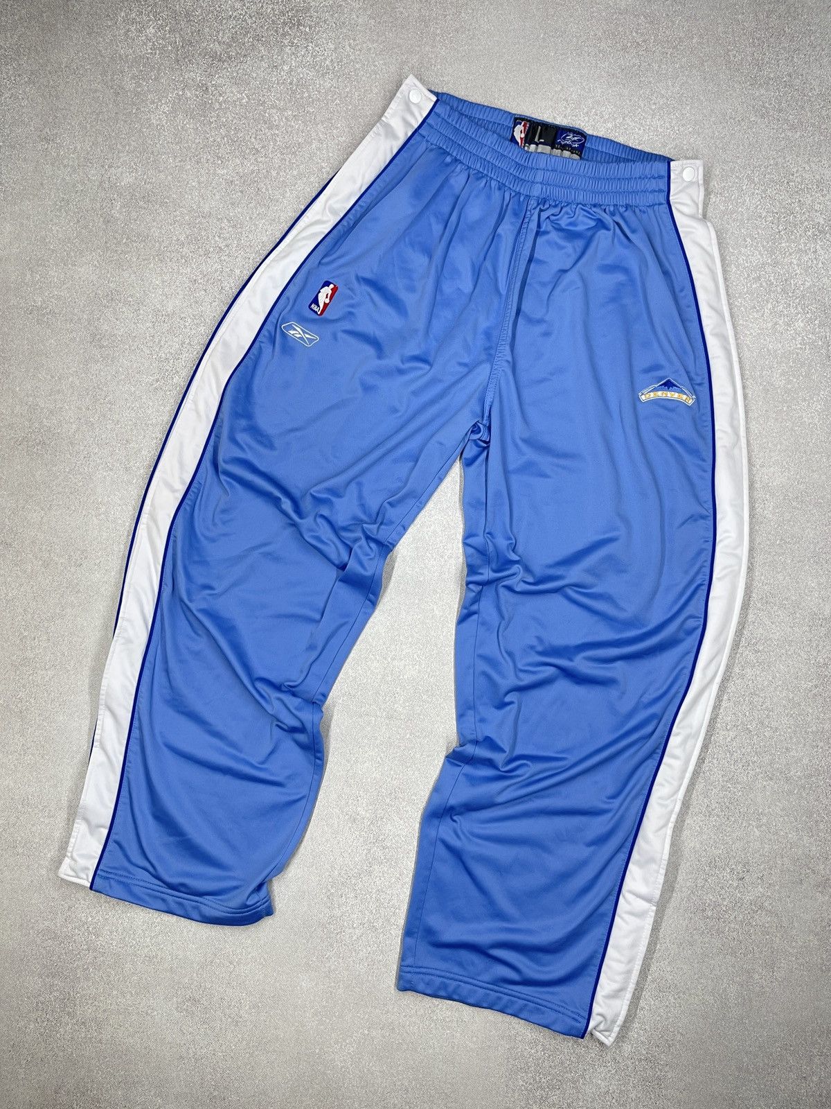 Vintage Reebok NBA Denver Nuggets Sweatpants Y2K Size L