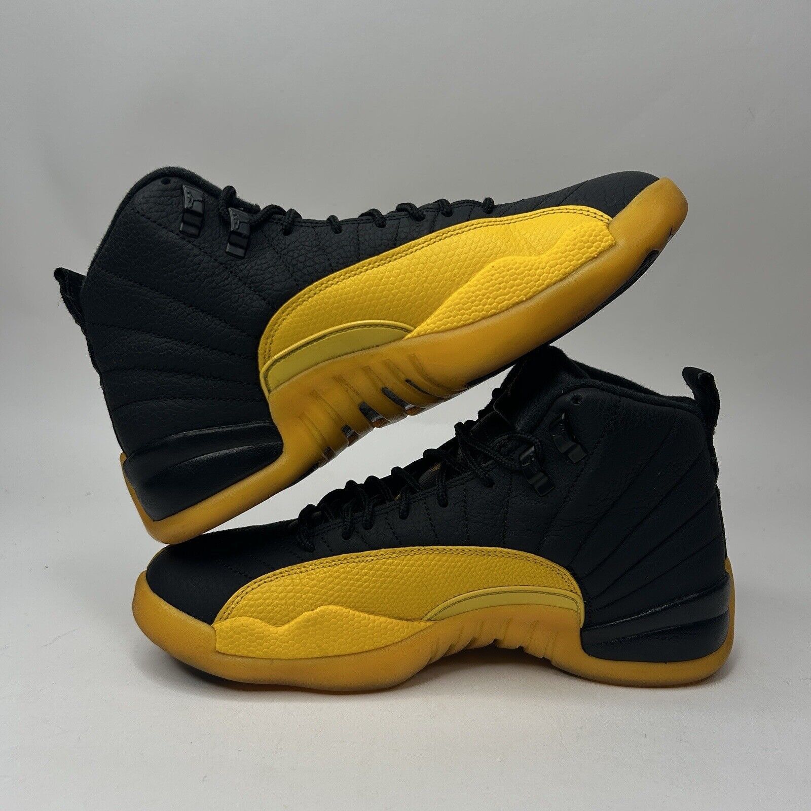Nike Nike Air Jordan 12 Retro “Black University Gold” 2023 Size US 8.5 / EU 41-42 - 3 Thumbnail