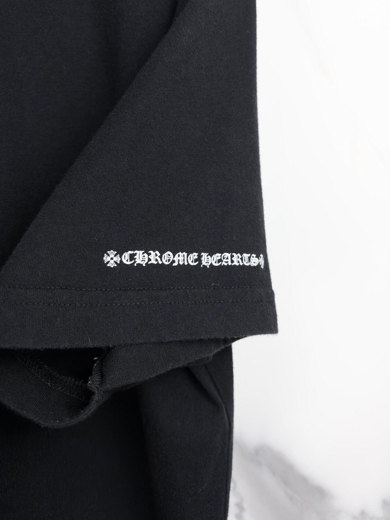 Chrome Hearts Chrome Hearts Eye Chart Scroll Logo Pocket Tshirt Black Size US L / EU 52-54 / 3 - 6 Thumbnail