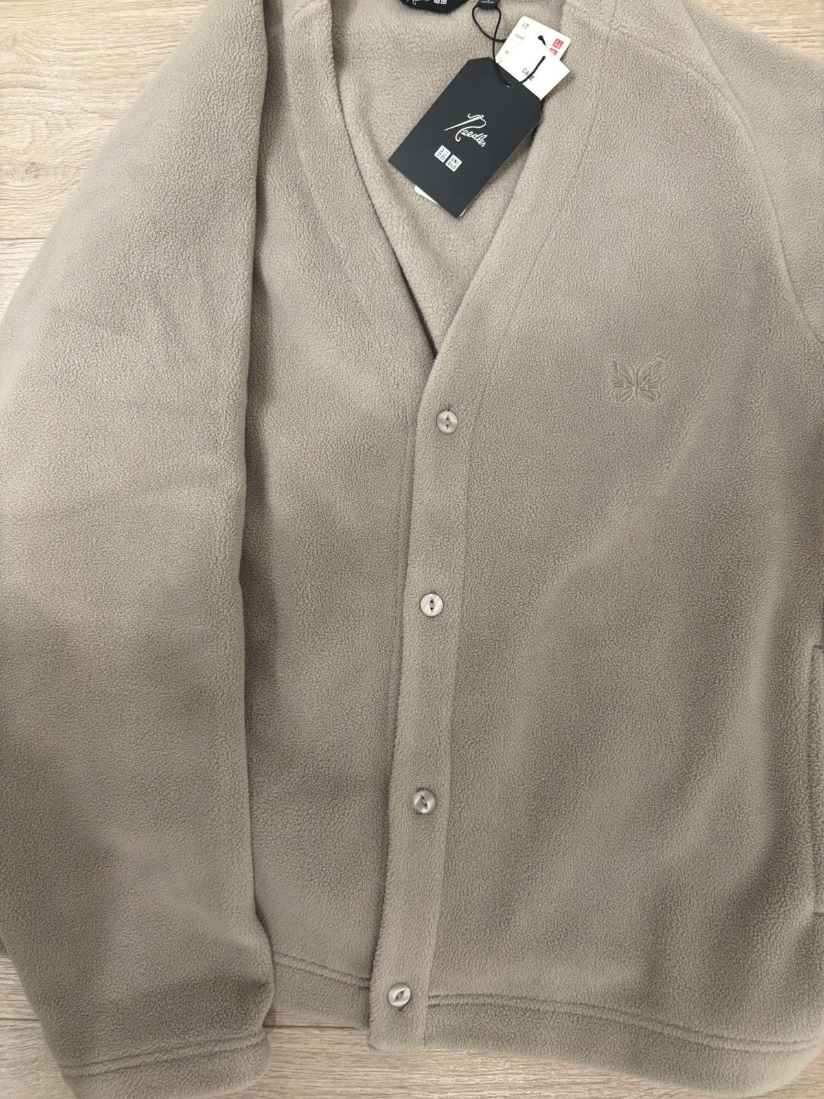 Needles × Uniqlo Uniqlo x Needles Fleece Cardigan Size US L / EU 52-54 / 3 - 3 Thumbnail