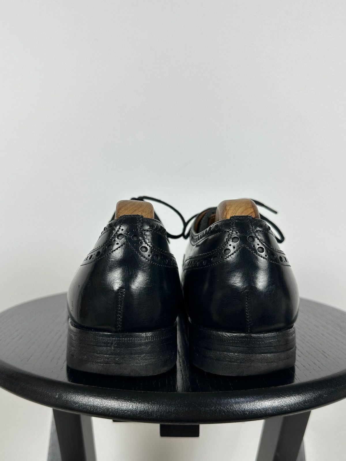 Church's Church’s Black Leather Oxford Brogue Dress England Shoes Size US 9.5 / EU 42-43 - 12 Thumbnail