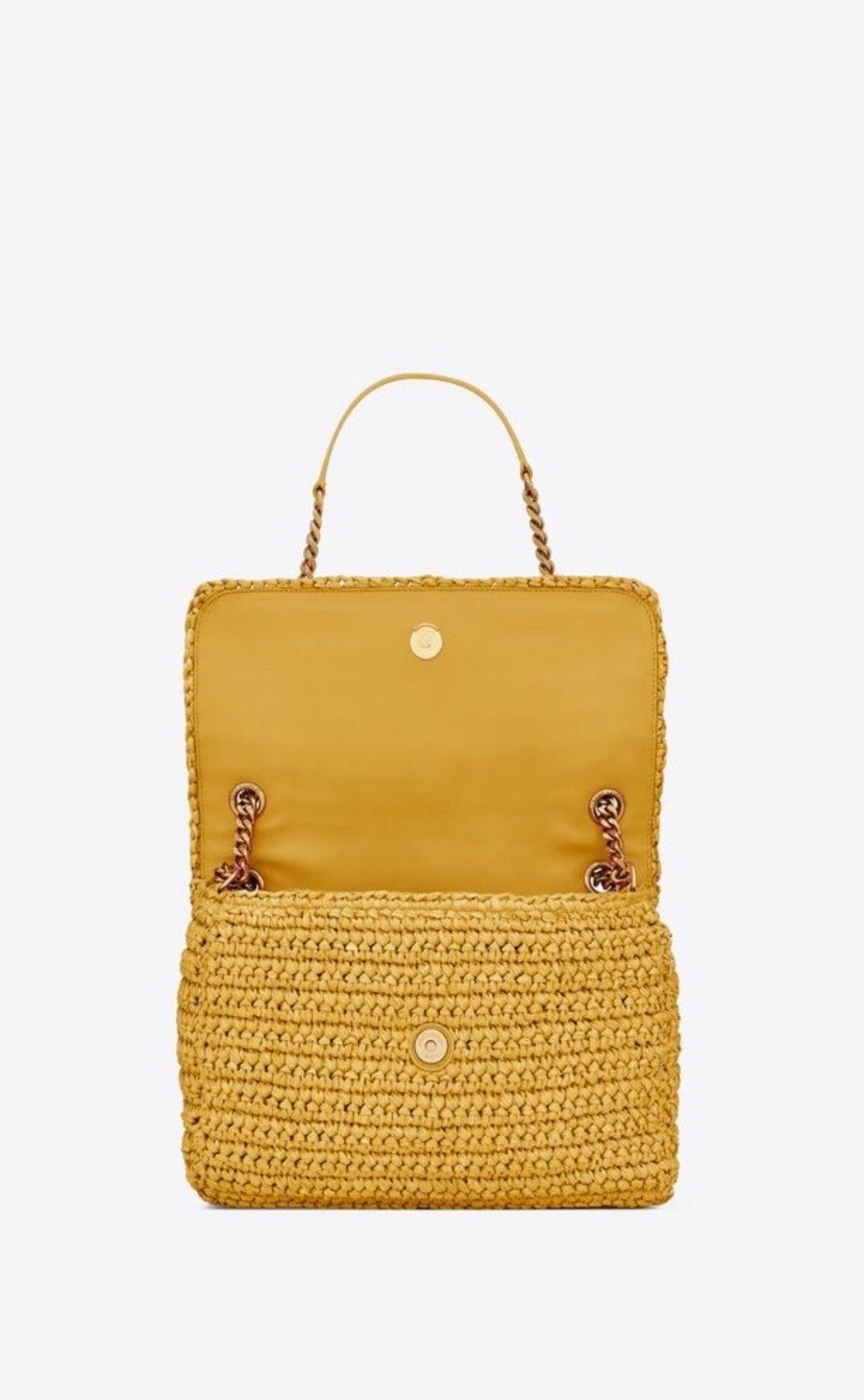 Saint Laurent Paris o1b1hav110724 Size: OS / Niki Medium Chain Bag in Yellow Size ONE SIZE - 4 Thumbnail