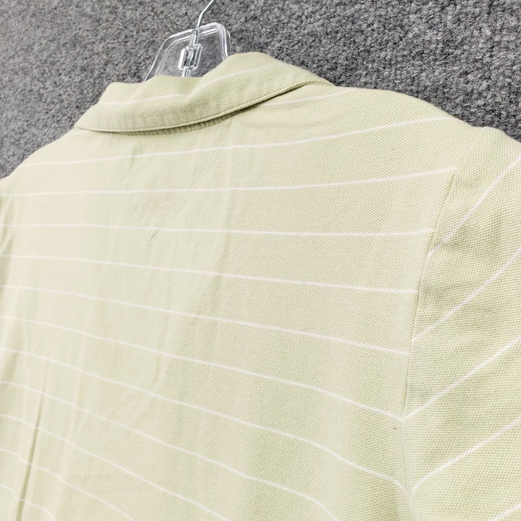 Tommy Hilfiger Tommy Hilfiger Golf Polo Shirt Womens L Green Striped Short Sleeves Polo Size L / US 10 / IT 46 - 6 Thumbnail