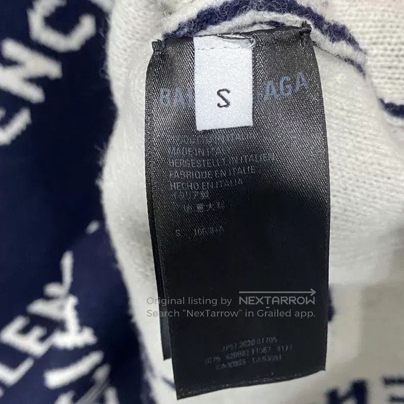 Balenciaga Balenciaga Barrage Full Logo Knit Sweater Size US S / EU 44-46 / 1 - 5 Thumbnail