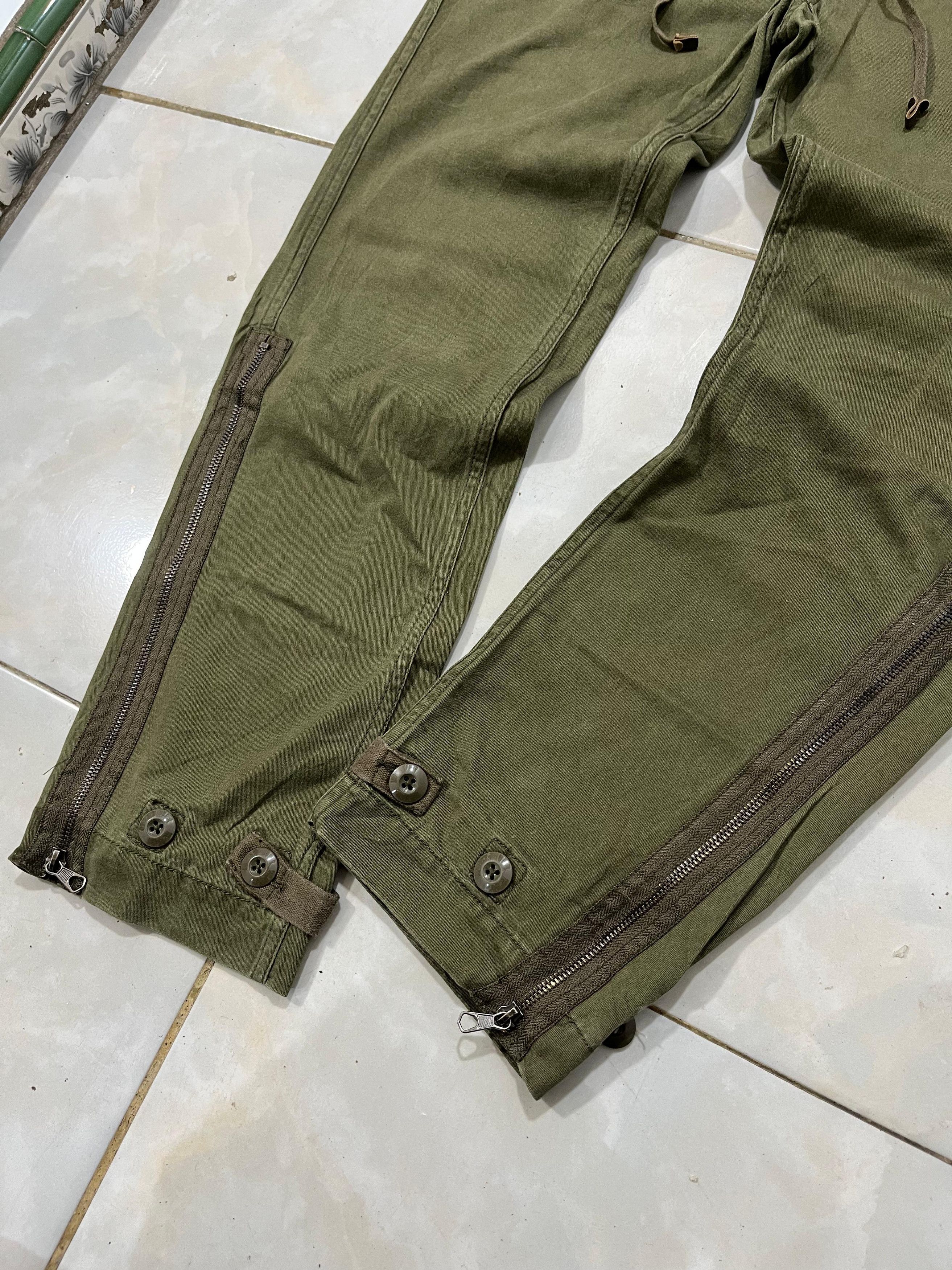 GOA Goa Military M65 style Zipper Pants Size US 29 - 5 Thumbnail