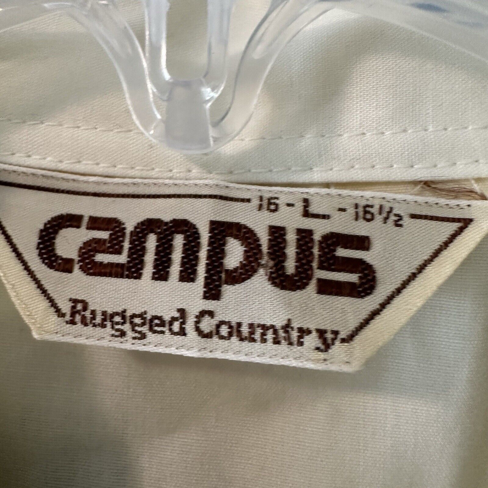 Other Campus Rugged Western Shirt Sz LR Yellow Snaps Embroidered Size US L / EU 52-54 / 3 - 3 Thumbnail