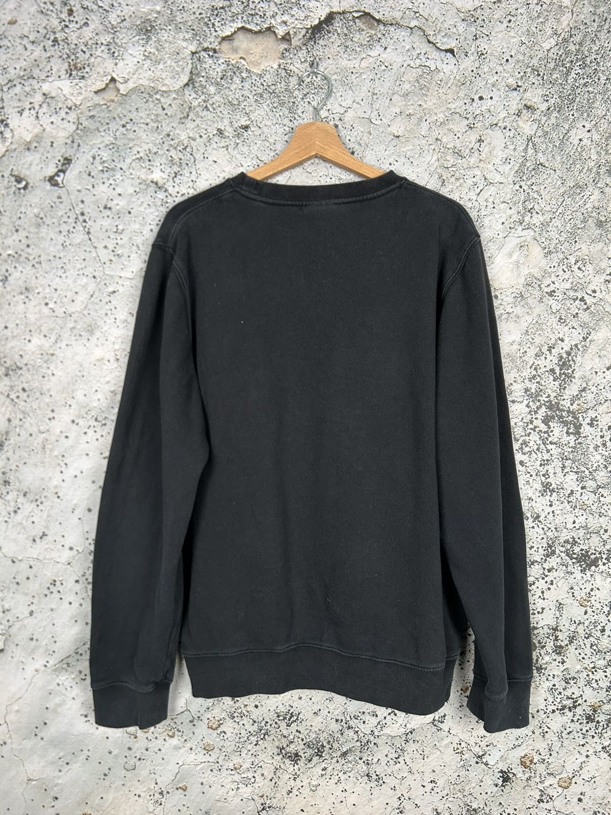 Stussy Vintage Stussy Made in USA Black Baggy Crewneck 90s Rare Size US L / EU 52-54 / 3 - 4 Thumbnail