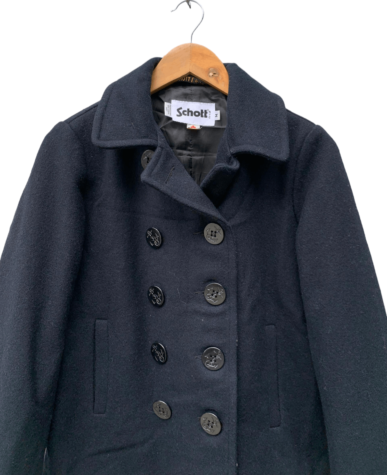 Schott Vintage Schott Bros Canada Black Button Jacket Size US M / EU 48-50 / 2 - 6 Thumbnail