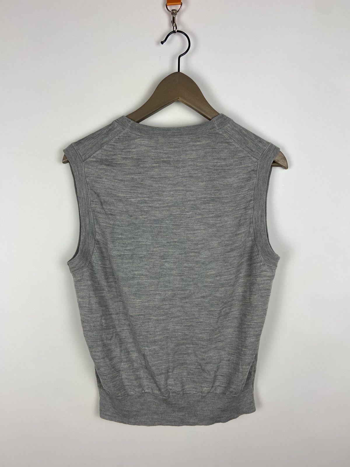 Designer × Suitsupply Suitsupply Gray Button Wool Vest Mens Size US S / EU 44-46 / 1 - 2 Thumbnail