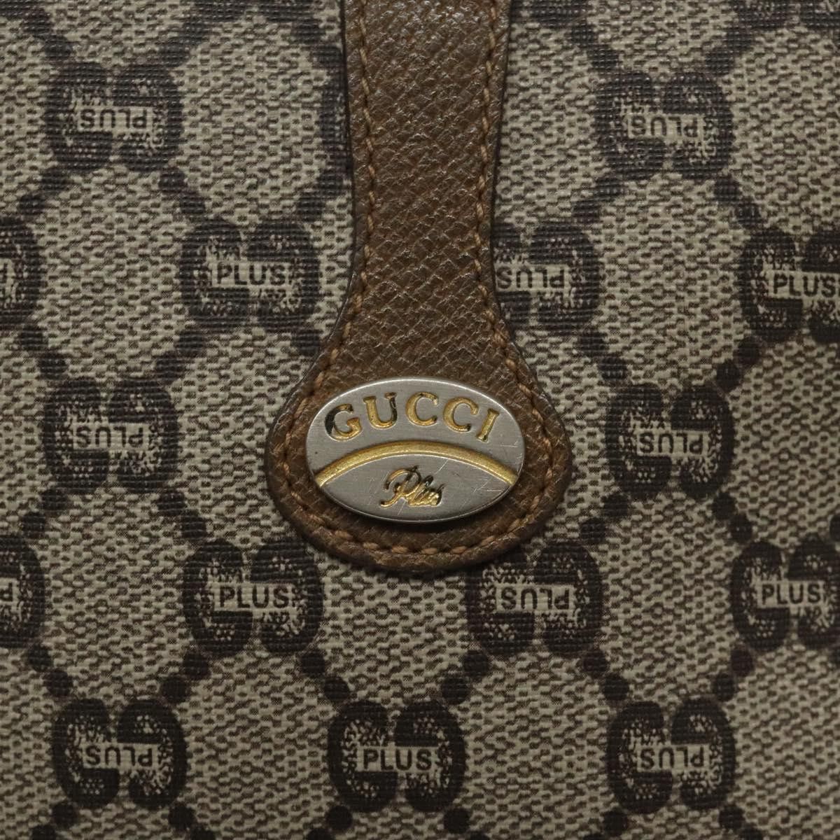 Gucci GUCCI GG Plus Supreme Shoulder Bag Pvc Leather Beige Gold Size ONE SIZE - 14 Thumbnail