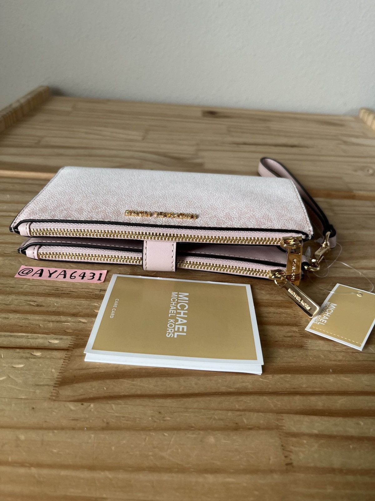 Michael Kors Michael kors Jet set travel large double zip wristlet Size ONE SIZE - 4 Thumbnail