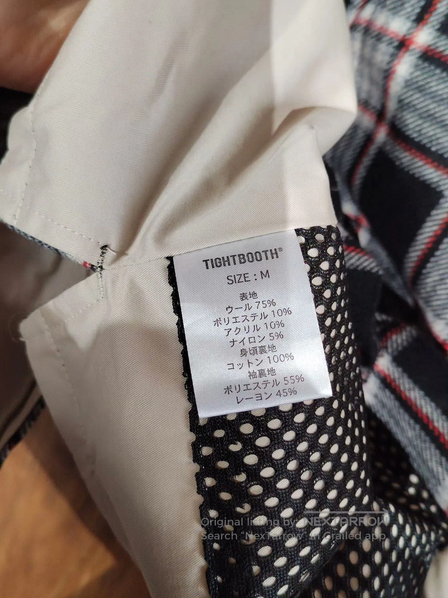 Japanese Brand TIGHTBOOTH TBPR Plaid Shirt Jacket. Size US M / EU 48-50 / 2 - 7 Thumbnail