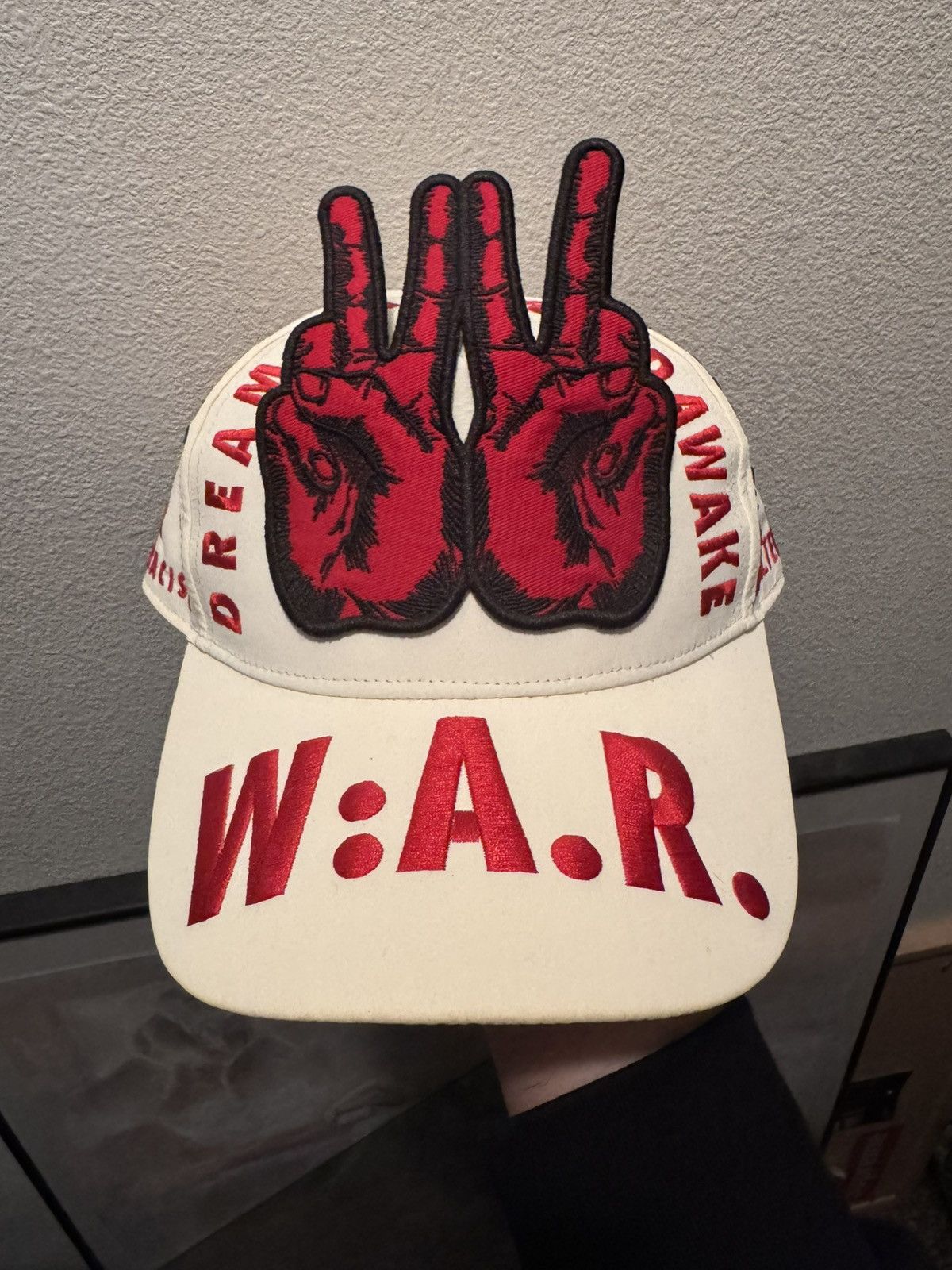 Walter Van Beirendonck Walter Van Beirendonck WWB Peace Cap WAR Size ONE SIZE - 1 Thumbnail